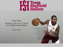 Scenario 2 The mystery coach - Sheffield Hallam Students` Union