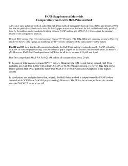 PANP vs. Half-price analysis by Wu and Irizarry (MS Word)