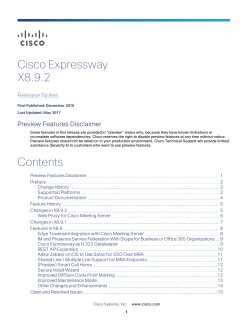 Cisco Expressway Release Note (X8.9.2)