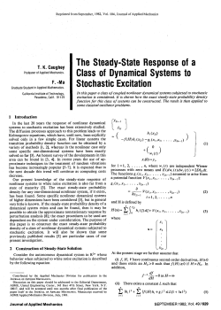 TK Caughey I The Steady-State Response of a