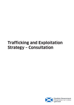 Trafficking and Exploitation Strategy &ndash; Consultation