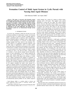 Formation Control of Multi Agent System in Cyclic Pursuit with