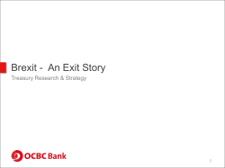 Brexit - An Exit Story