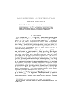RANDOM RECURSIVE TREES - Institut f&uuml;r Mathematische Stochastik