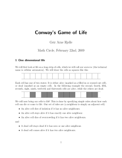 Conway`s Game of Life