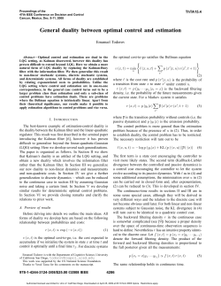 General Duality between Optimal Control and Estimation