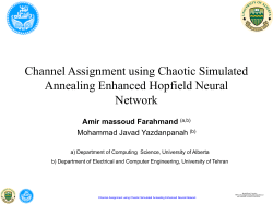PowerPoint Presentation - Channel Assignment using Chaotic
