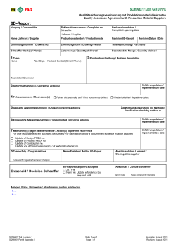 8D-Report