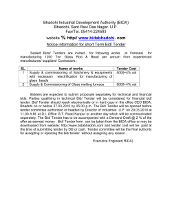 Bhadohi Industrial Development Authority (BIDA) Bhadohi, Sant
