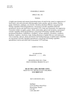 PURESPRAY GREEN SPRAY OIL 13E Solution A highly pure