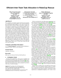 Efficient Inter-Team Task Allocation in RoboCup Rescue