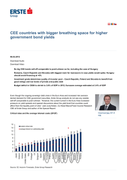 CEE countries with bigger breathing space for higher government