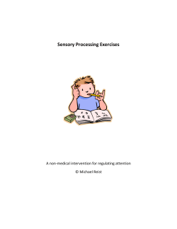 Sensory processing Disorder