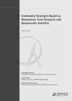 Commodity Strategies Based on Momentum, Term Structure and
