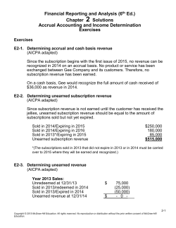 October 31, 2014 - Solution Manual