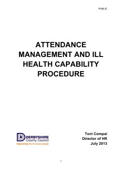 Performance Capability Procedure