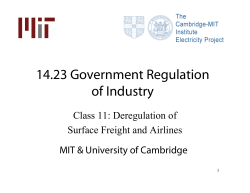 14.23 Government Regulation of Industry