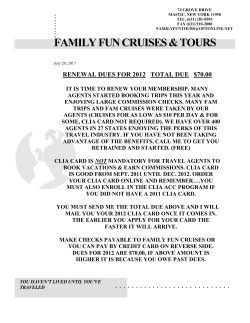 Contemporary Letter - Family Fun Cruises