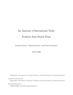 An Anatomy of International Trade: Evidence from French Firms