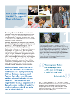 5How 5 Administrators Use ABE&reg; To Improve