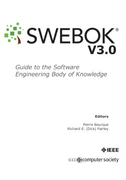 SWEBOK Guide V3.0 - NC State: WWW4 Server
