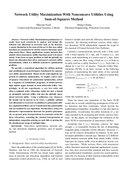 Network Utility Maximization With Nonconcave Utilities Using Sum