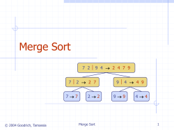MergeSort