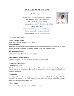 Dr. SALEH M. AL
