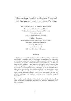 Diffusion-type Models with given Marginal Distribution
