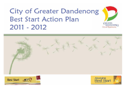 best start action plan 2011 - 2012