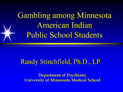 cpgi - Northstar Problem Gambling Alliance