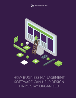 how business management software can help design firms stay
