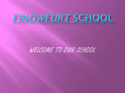 Finowfurt School - Schule Finowfurt