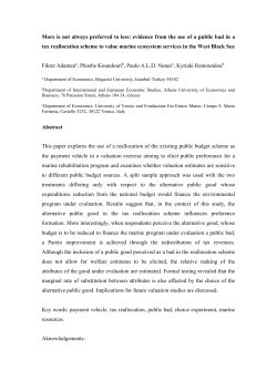 Using a tax reallocation scheme to value marine