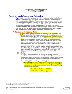 Chapter 9: Consumer Behavior