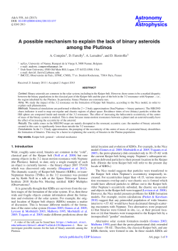A possible mechanism to explain the lack of binary asteroids among
