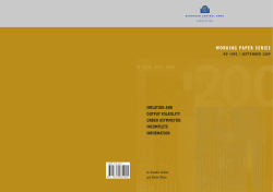 Inflation and output volatility under asymmetric incomplete information