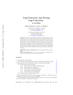 Log-Concavity and Strong Log-Concavity: a review