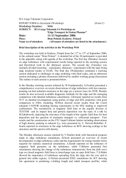 IEA Large Tokamak Cooperation
