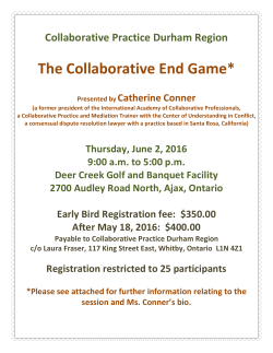 The Collaborative End Game - York Collaborative Practice