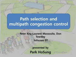 coordinated congestion control