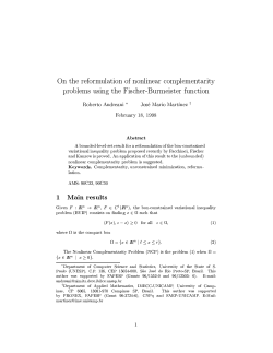 Technical Report in postscript format