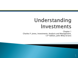 Understanding Investments