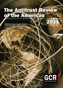 The Antitrust Review of the Americas 2011