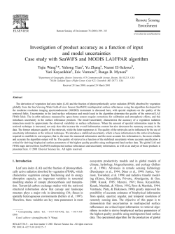 Investigation of product accuracy as a function of input and model