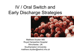 Early discharge in HCAI Benefits and impact