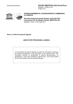 IOC/SC-WESTPAC-XI/2 Annot.Prov.