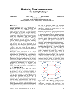 Mastering Situation Awareness