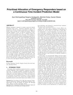 Prioritized Allocation of Emergency Responders