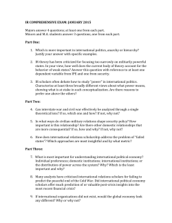 PhD - Department of Political Science